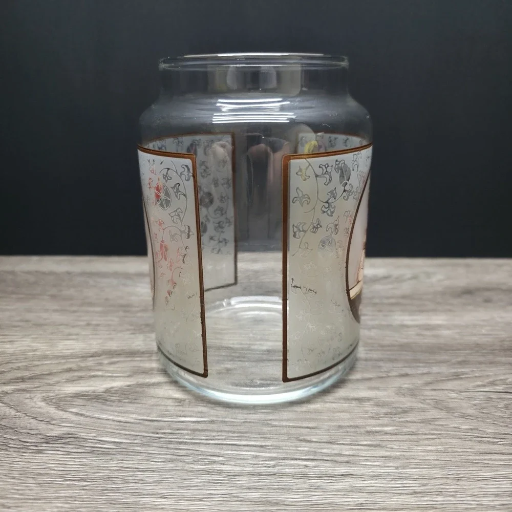 Vintage Pepsi-Cola Glass Jar Container